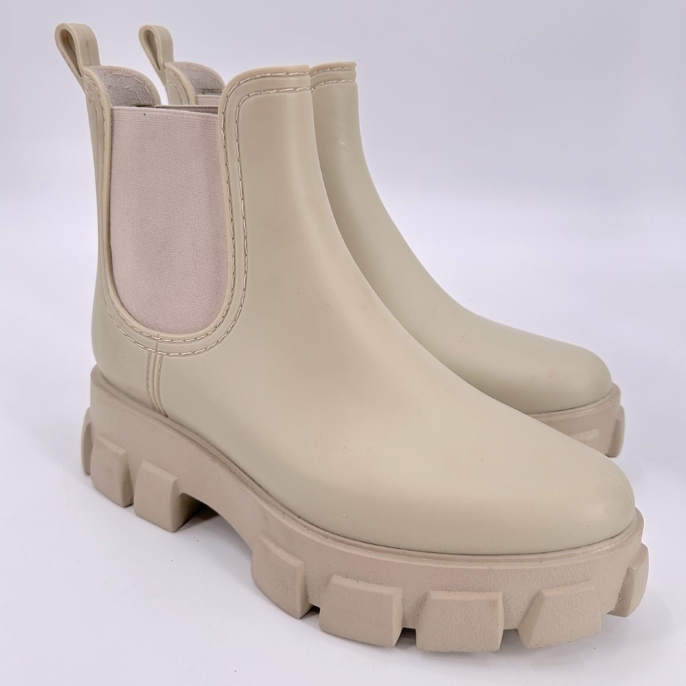 Jeffery Campbell Pleu Platform Lug Rain Boots Women’s Size 10